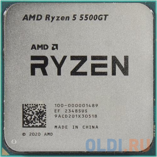 Процессор AMD Ryzen 5 5500GT, AM4,  OEM [100-000001489]